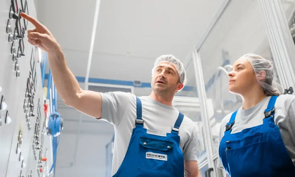 Mitarbeiter bei Nowofol